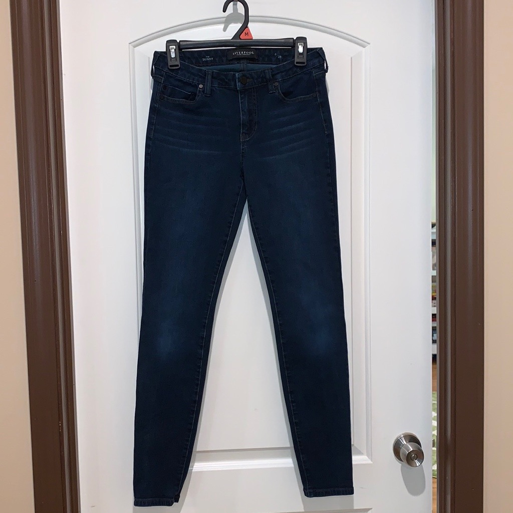 Liverpool Skinny Dark Wash Jeans